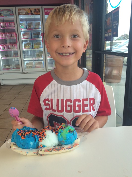 C's first Banana Split