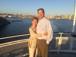 Date night on a Harbor Cruise for Travis' work