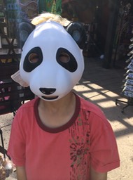 Who doesn't love a panda mask?!