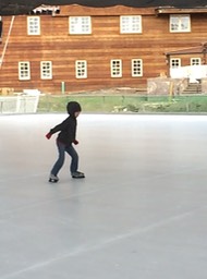 Ice skating in Sun Valley