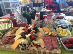 Quite a spread for the party!