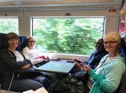 Train ride to see the Falkirk Wheel