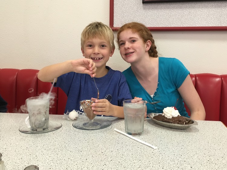 Now that's some dessert - Carter and Allie