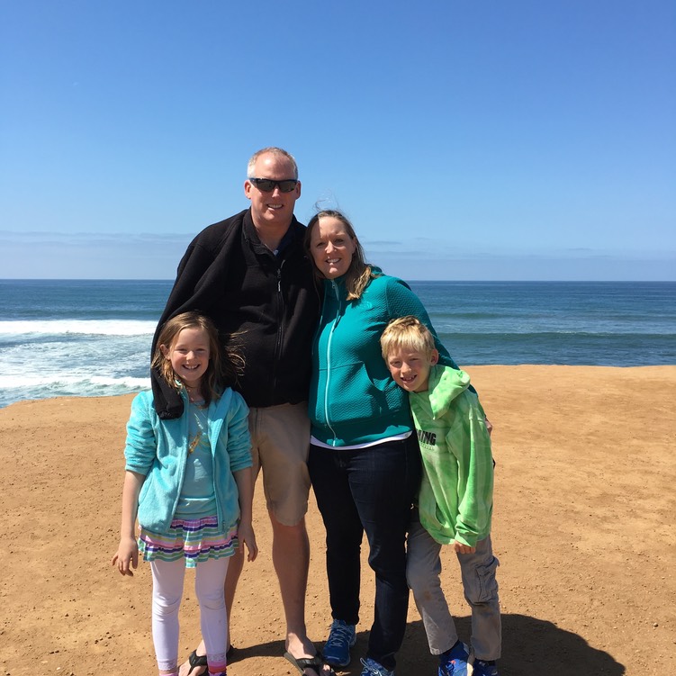 Mincy Family at Sunset Cliffs