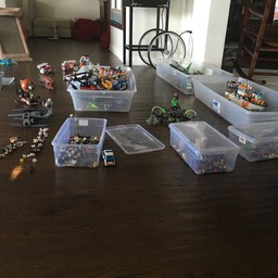 And all the Legos are out