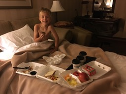 Now this is breakfast in bed!